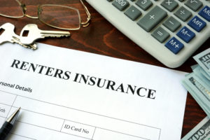 Renters Insurance Form With Car Keys